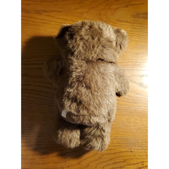 VINTAGE Lemonwood Asia Brown Teddy Bear Plush Stuffed Animal Toy 13" Fluffy - Picture 3 of 5